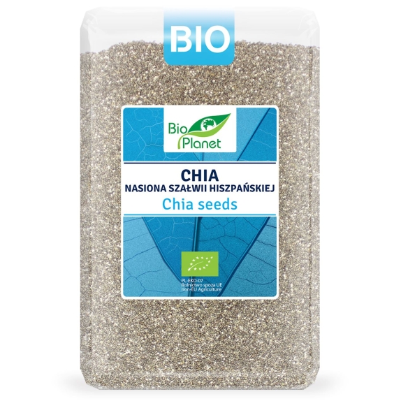 Chia nasiona szałwii hiszpańskiej BIO 2 kg Bio Planet cena 52,10zł