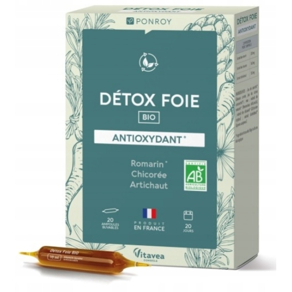 Bioconseils Detox Foie 20ampułek 10ml Labolatoires Yves Ponroy cena 61,90zł