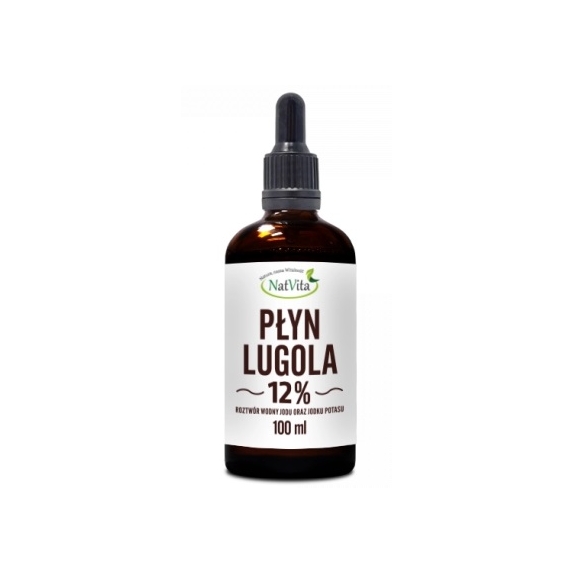 Natvita Płyn lugola 12% 100 ml cena 87,99zł