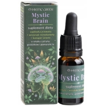 Mystic Brain Olejek konopny i grzyby adaptogenne cytryna goździki 10ml Mystic Green