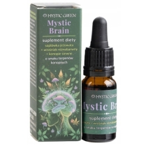 Mystic Brain Olejek konopny i grzyby adaptogenne terpeny konopne 10ml Mystic Green