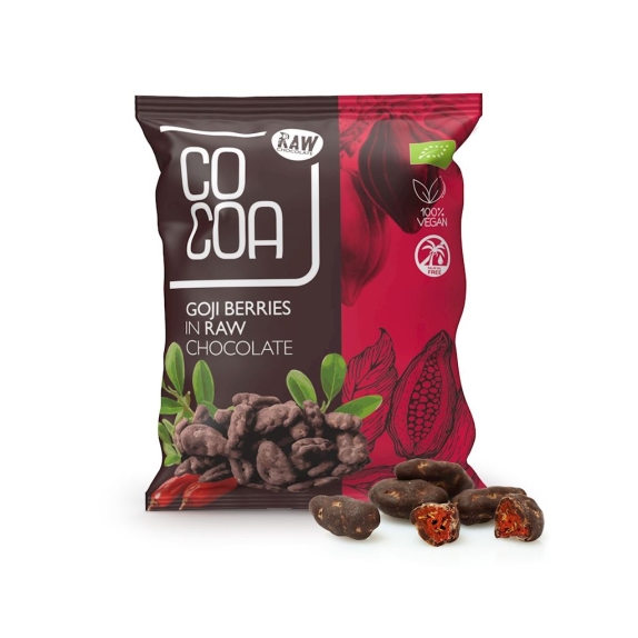 Cocoa jagody goji w surowej czekoladzie 70 g BIO cena 13,95zł