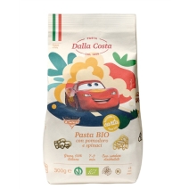 Makaron semolinowy Disney auta 300 g BIO Dalla Costa