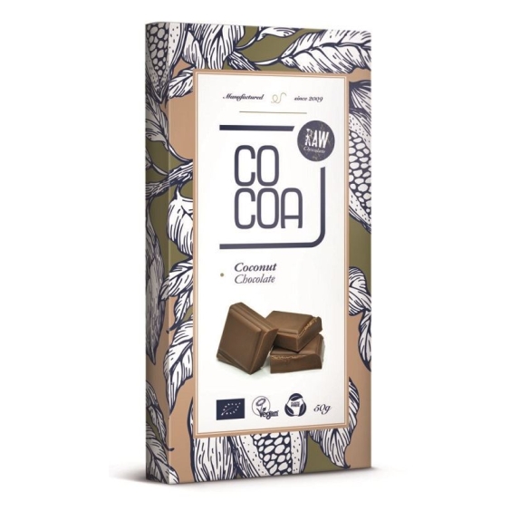 Cocoa czekolada kokosowa 50 g BIO cena 11,59zł
