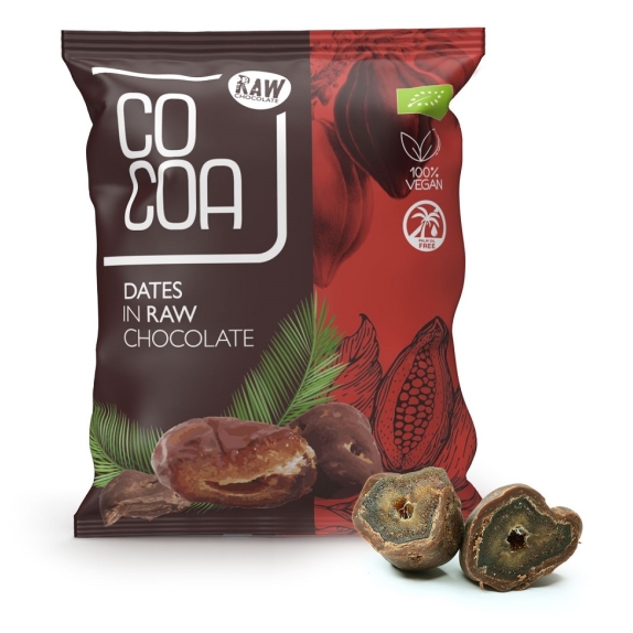 Cocoa daktyle w surowej czekoladzie 70 g BIO cena 9,89zł