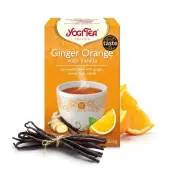 Herbata imbirowo - pomarańczowa z wanilią 17 saszetek BIO Yogi Tea 