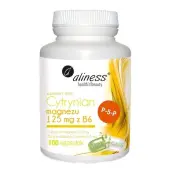 Aliness cytrynian magnezu 125 mg z B6 (P-5-P) 100 kapsułek