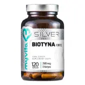 MyVita Silver Pure Biotyna Forte 2500 mcg 120 kapsułek PROMOCJA!