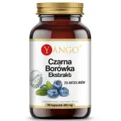 Yango Czarna Borówka ekstrakt 100 kapsułek 
