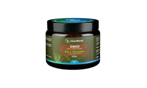 ChemWorld DMSO 70% CZDA w Żelu Aloesowym Aloe Vera Gel 500 ml