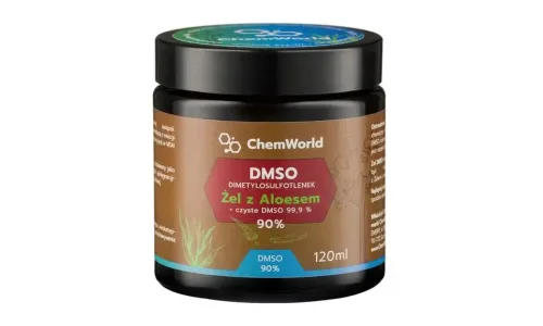 ChemWorld DMSO 90% CZDA w Żelu Aloesowym Aloe Vera Gel 120 ml