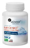 Aliness Krill Oil Forte NKO Omega 3 z Astaksantyną 1000 mg 60 kapsułek