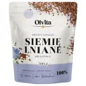Olvita siemię lniane brązowe nasiona 500 g 