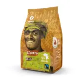 Kawa ziarnista arabica 100 % Yirgacheffe Etiopia fair trade BIO 250 g Oxfam