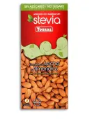 Czekolada mleczna z migdałami stewia 125g Torras
