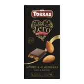 Czekolada gorzka z całymi migdałami bez dodatku cukru 150g Torras