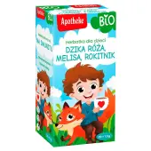 Herbatka dla dzieci dzika róża, melisa i rokitnik BIO 20 saszetek Apotheke