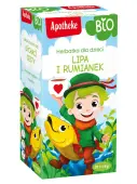 Herbatka dla dzieci lipa, rumianek, mięta BIO 20 saszetek Apotheke