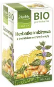 Herbata imbirowa z cytryną i miętą BIO 20 saszetek Apotheke