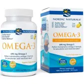Omega-3 690 mg, cytryna (żelatyna rybna), 60 kapsułek Nordic Naturals