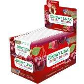 Zdrowy lizak mniam-mniam musująca wiśnia 40 sztuk Starpharma