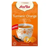 Herbata kurkuma pomarańcza 17 saszetek BIO Yogi Tea 