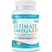 Nordic Naturals Ultimate Omega 2X Mini, 1120 mg Truskawka 60 mini kapsułek 