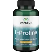 Swanson L-Prolina 500mg 100 kapsułek 