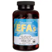 Swanson olive oil extra virgin 1000 mg 120 kapsułek