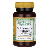 Swanson Schizandra extract 500mg 60 kapsułek 