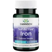 Swanson sunActive żelazo 15 mg 90 kapsułek PROMOCJA!