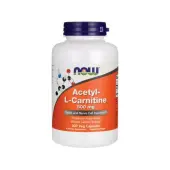NOW Foods Acetyl-L-Carnitine 500mg 200 vege kapsułek