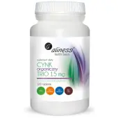 Aliness cynk organiczny trio 15 mg 100 vege tabletek