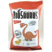 Chrupki kukurydziane ketchupowe bezglutenowe BioSaurus 50g BIO McLloyd's