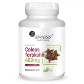 Aliness coleus forskohlii 10% 400mg 100 kapsułek 