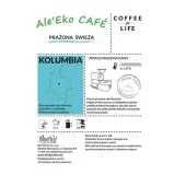 Ale'Eko CAFÉ Kawa Ziarnista Kolumbia 1000 g Coffee for Life 