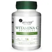 Sygnatura Zdrowia Witamina C Optymalna Synergia 4 form 250 mg 200 kapsułek Aliness