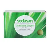 Sodasan mydło w kostce Trawa Cytrynowa i Imbir 100 g 