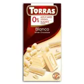 Czekolada biała bez dodatku cukru 75 g Torras