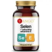 Selen + Naturalna Witamina E 430 mg 90 kapsułek Yango