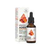 Aura Herbals Witamina ADEK A + D3 (2000IU) + E + K2MK7 krople 30ml