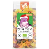 Żelki misie bez żelatyny bezglutenowe 500 g BIO Biominki EDYCJA ŚWIĄTECZNA