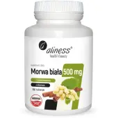Aliness morwa biała 4:1 z cynamonowcem i chromem 500 mg 180 tabletek 