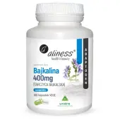 Aliness bajkalina (Tarczyca Bajkalska) Extract 85% 400 mg 100 vege kapsułek