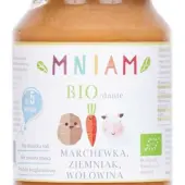Danie marchewka-ziemniak-wołowina od 5 miesiąca 190 g BIO Mniam