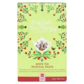 Herbata biała tropical fruits 20 saszetek x 2 g (40 g) BIO English tea