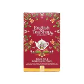 Herbata czarna z imbirem i brzoskwinią 20 saszetek x 2g (40 g) BIO English tea