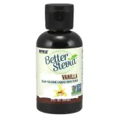 Now Better Stevia French vanilia 59 ml 