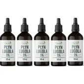 Płyn Lugola 5% JOD Nieorganiczny Czysty Natvita 5 x100 ml