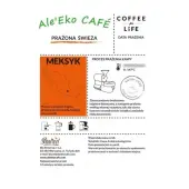 Ale'Eko CAFÉ kawa ziarnista Meksyk 1 kg Coffee for Life 